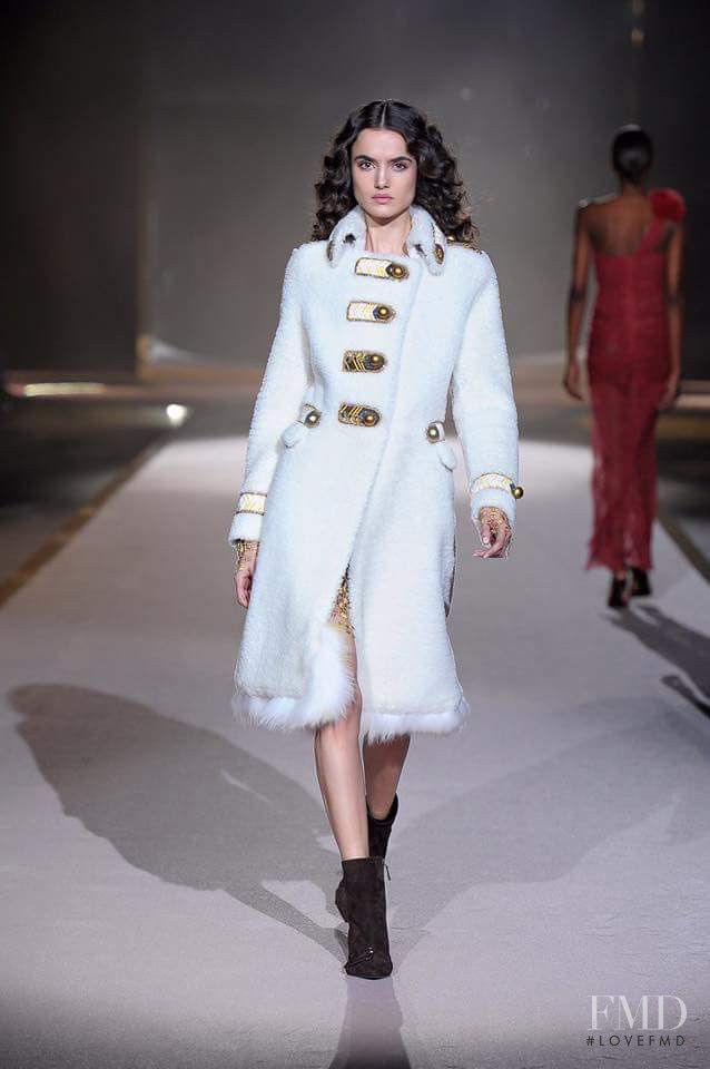Blanca Padilla featured in  the Ermanno Scervino fashion show for Autumn/Winter 2016