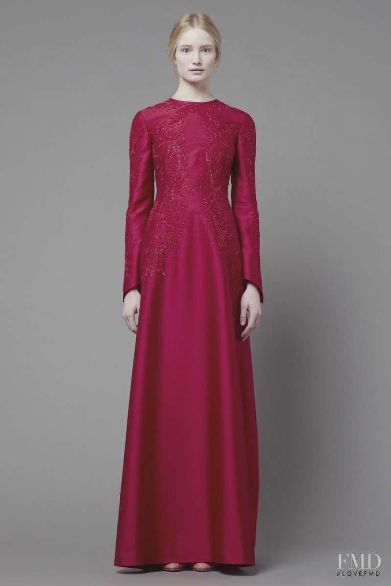 Maud Welzen featured in  the Valentino fashion show for Pre-Fall 2013