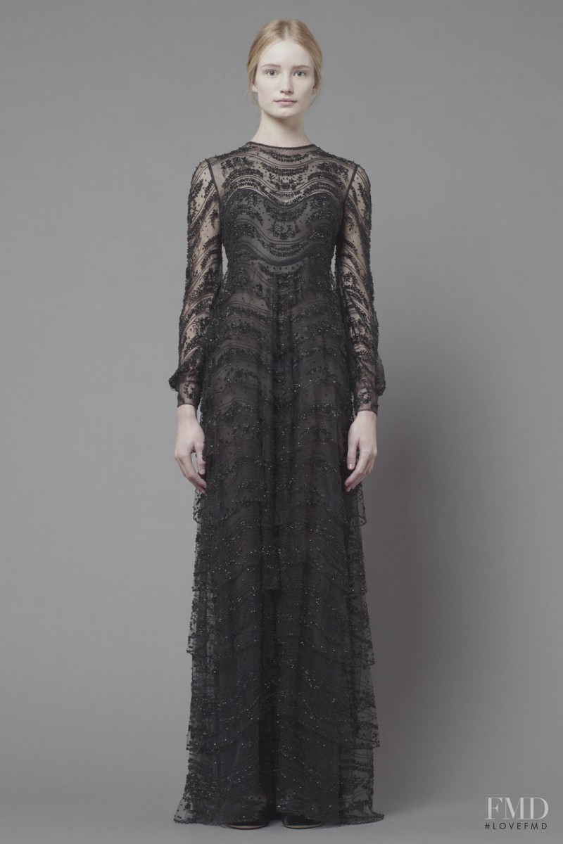 Maud Welzen featured in  the Valentino fashion show for Pre-Fall 2013