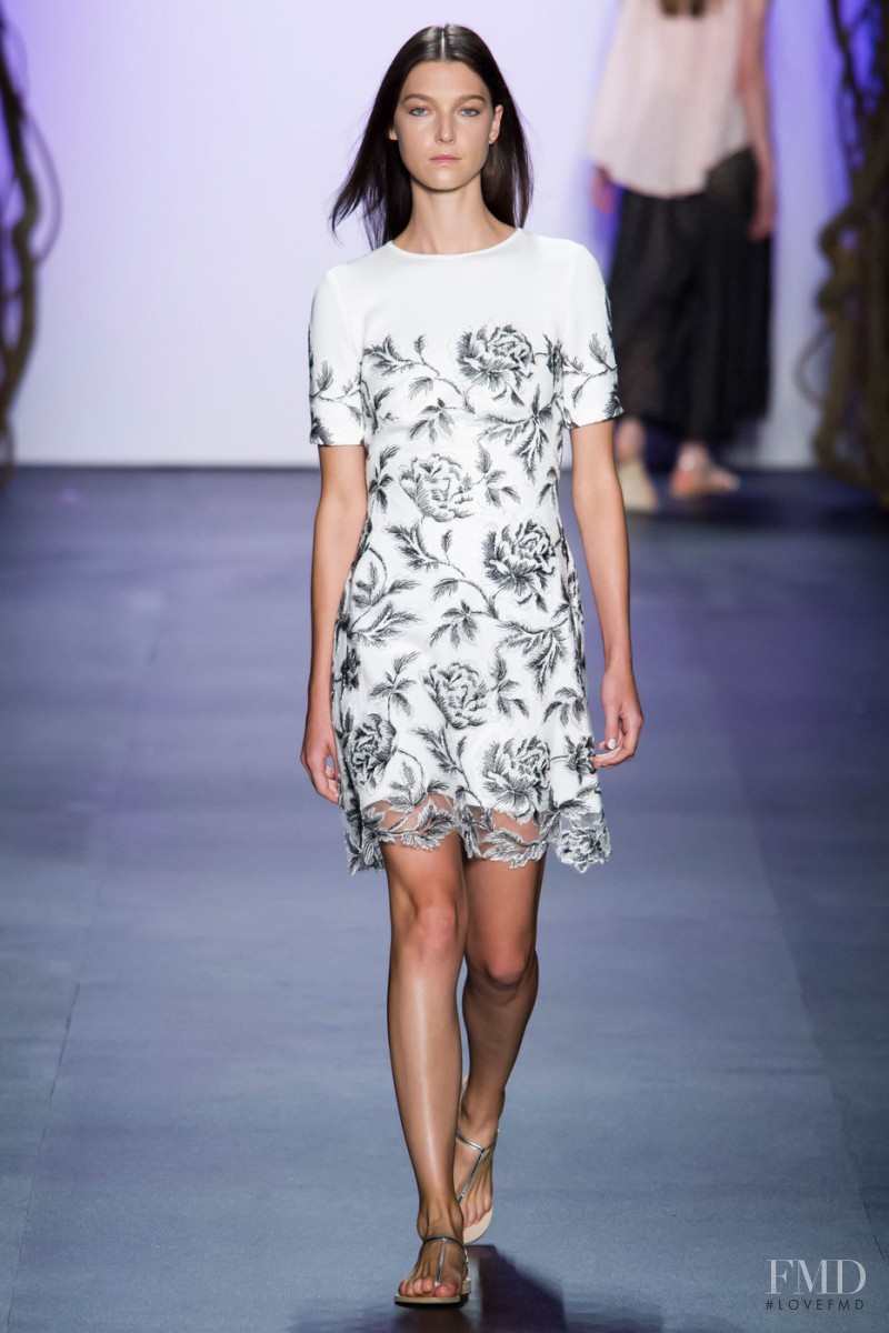 Stephanie Joy Field featured in  the Tadashi Shoji fashion show for Spring/Summer 2016