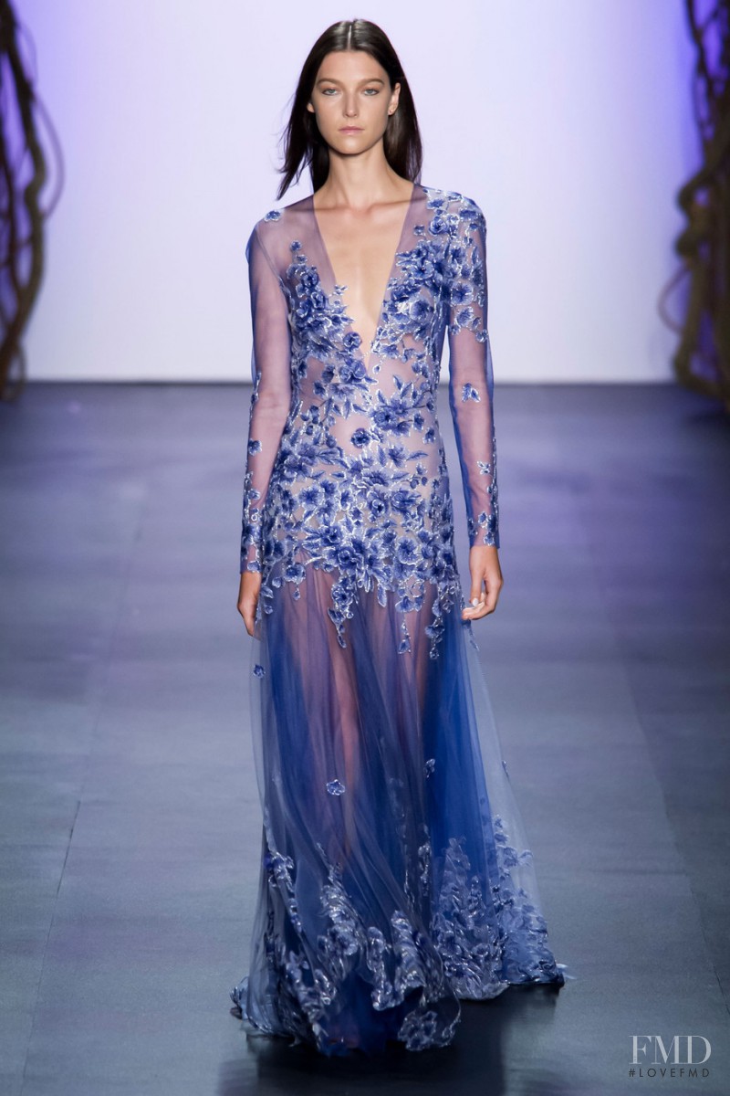 Stephanie Joy Field featured in  the Tadashi Shoji fashion show for Spring/Summer 2016