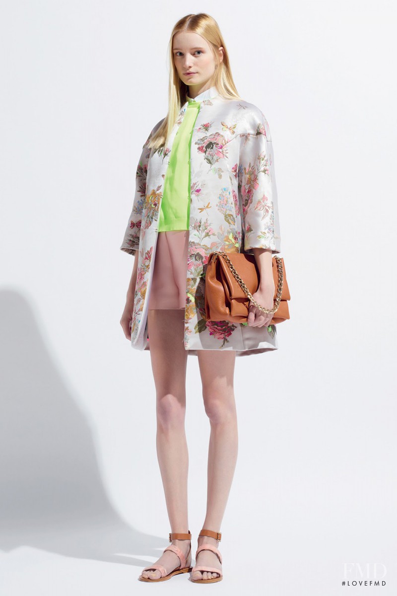 Maud Welzen featured in  the Valentino fashion show for Resort 2014