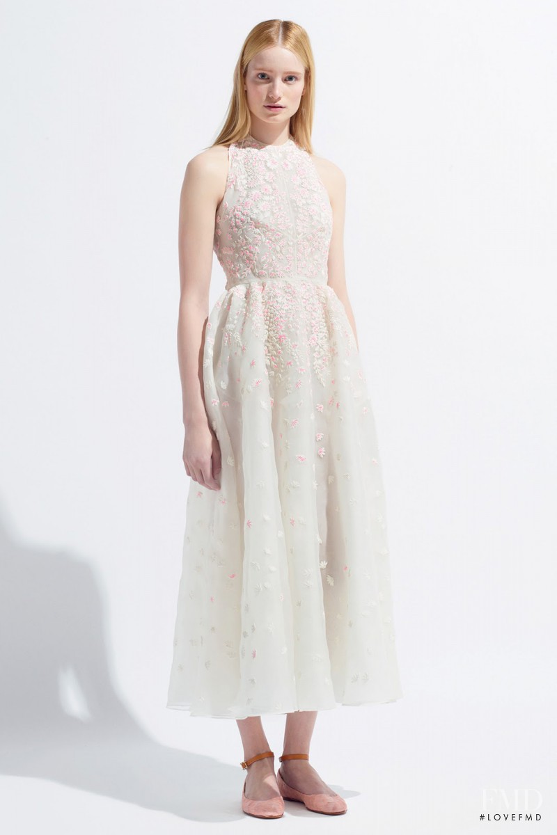 Maud Welzen featured in  the Valentino fashion show for Resort 2014