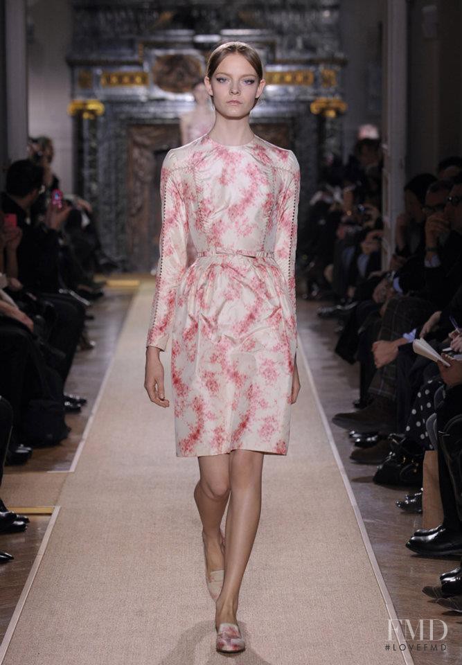 Nimuë Smit featured in  the Valentino Couture fashion show for Spring/Summer 2012