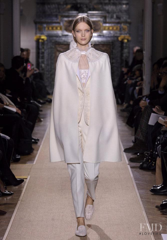 Mirte Maas featured in  the Valentino Couture fashion show for Spring/Summer 2012