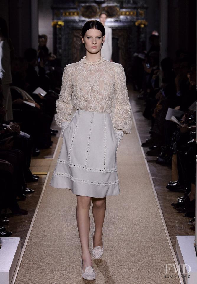 Querelle Jansen featured in  the Valentino Couture fashion show for Spring/Summer 2012