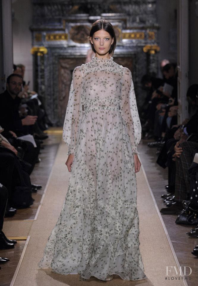 Katryn Kruger featured in  the Valentino Couture fashion show for Spring/Summer 2012