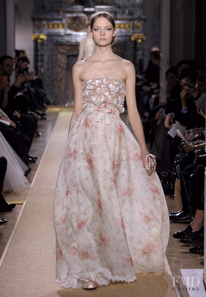 Nimuë Smit featured in  the Valentino Couture fashion show for Spring/Summer 2012