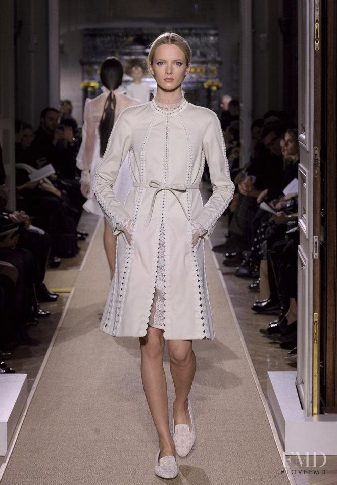 Daria Strokous featured in  the Valentino Couture fashion show for Spring/Summer 2012