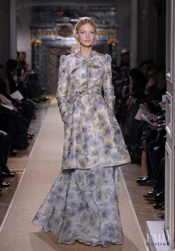 Patricia van der Vliet featured in  the Valentino Couture fashion show for Spring/Summer 2012