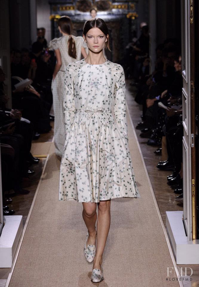 Kasia Struss featured in  the Valentino Couture fashion show for Spring/Summer 2012
