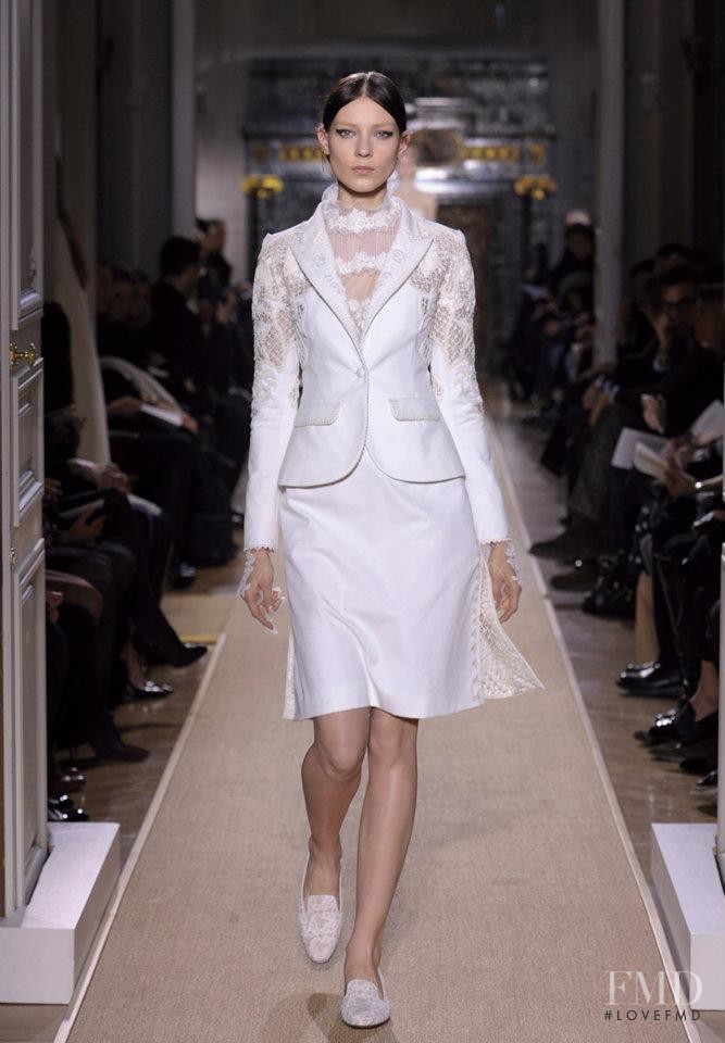 Kati Nescher featured in  the Valentino Couture fashion show for Spring/Summer 2012