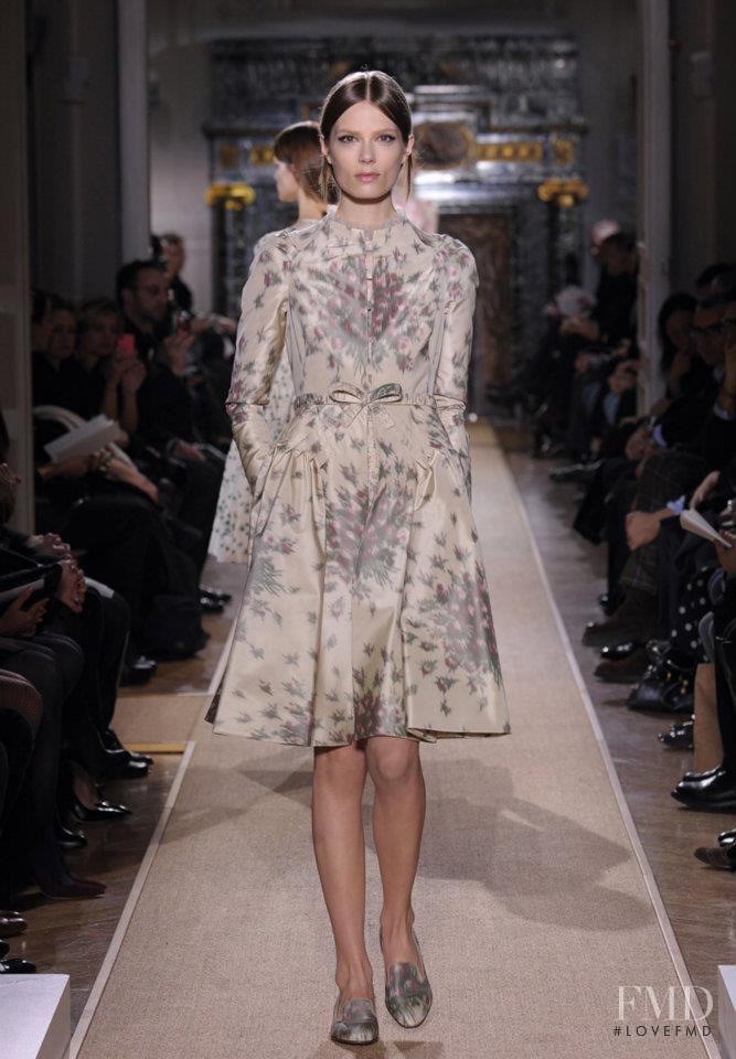 Caroline Brasch Nielsen featured in  the Valentino Couture fashion show for Spring/Summer 2012