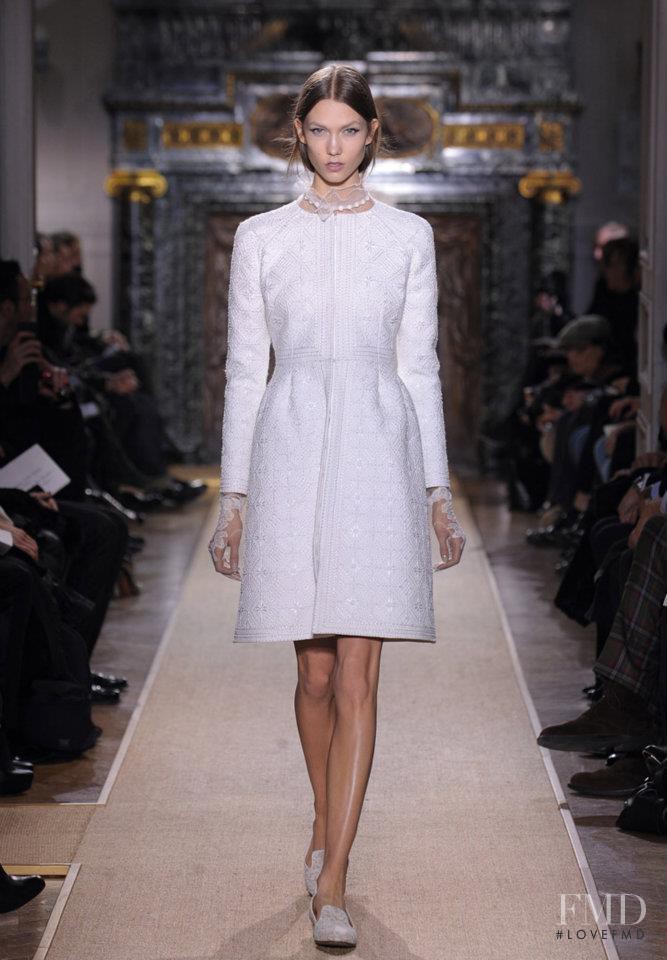 Karlie Kloss featured in  the Valentino Couture fashion show for Spring/Summer 2012