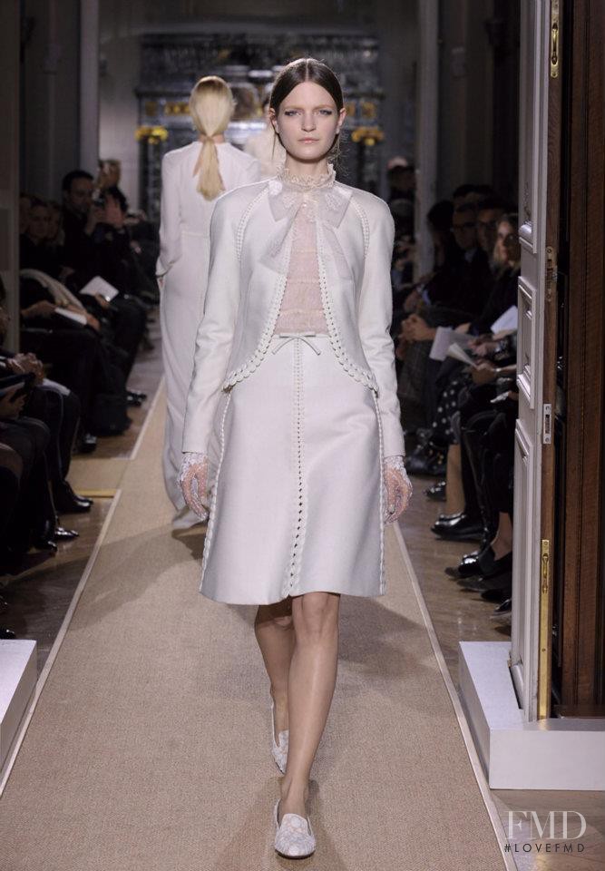Magdalena Langrova featured in  the Valentino Couture fashion show for Spring/Summer 2012