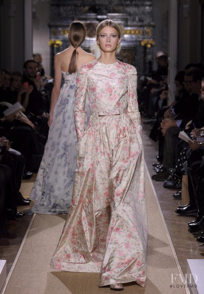 Sigrid Agren featured in  the Valentino Couture fashion show for Spring/Summer 2012