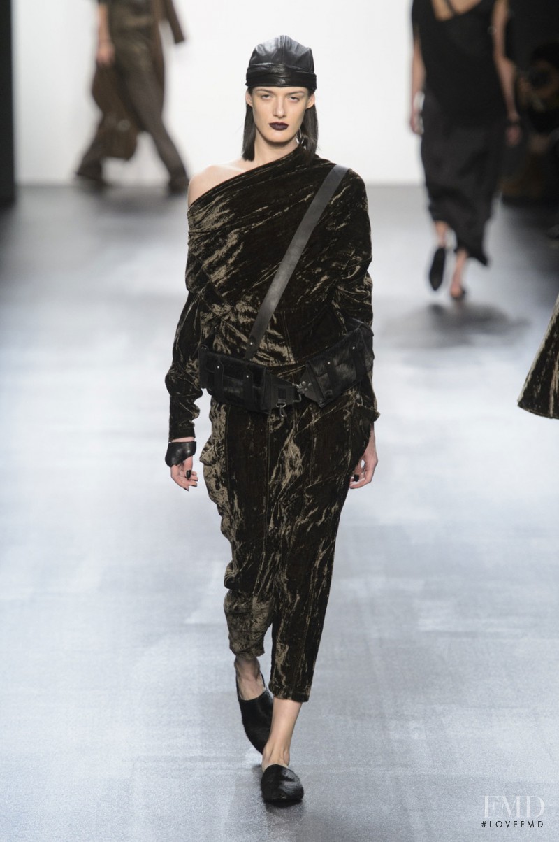 Marfa Zoe Manakh featured in  the Nicholas K fashion show for Autumn/Winter 2016