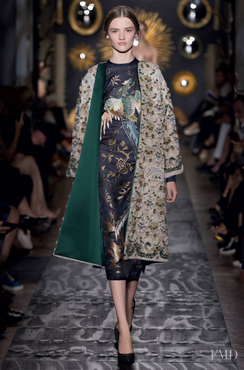 Gabriele Regesaite featured in  the Valentino Couture fashion show for Autumn/Winter 2013