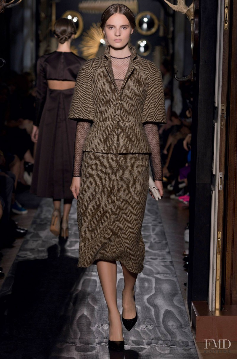 Tilda Lindstam featured in  the Valentino Couture fashion show for Autumn/Winter 2013