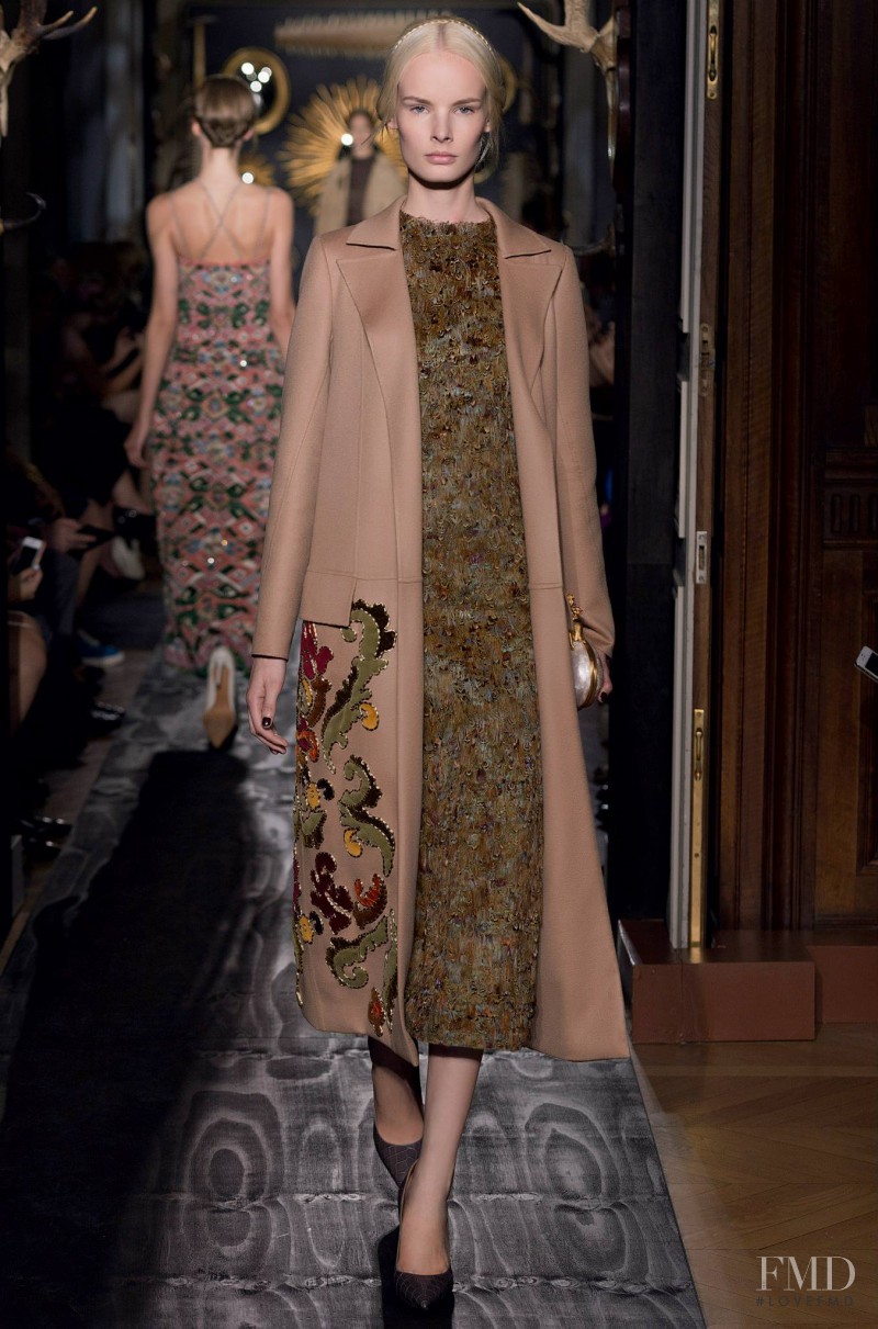 Irene Hiemstra featured in  the Valentino Couture fashion show for Autumn/Winter 2013