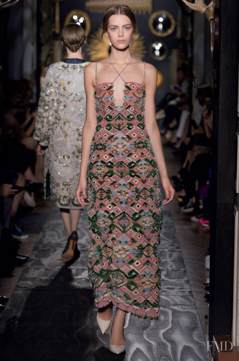 Esther Heesch featured in  the Valentino Couture fashion show for Autumn/Winter 2013