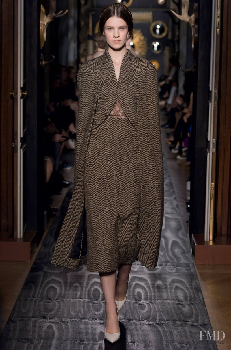Kayley Chabot featured in  the Valentino Couture fashion show for Autumn/Winter 2013