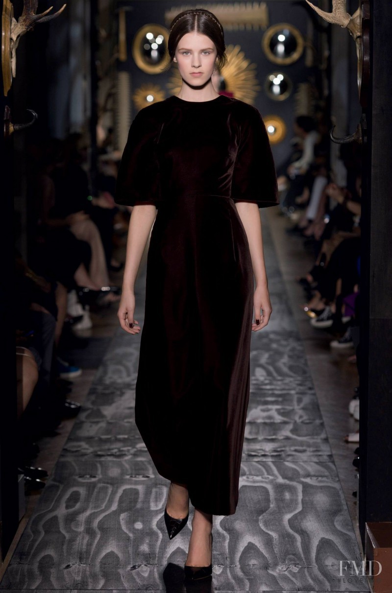 Kayley Chabot featured in  the Valentino Couture fashion show for Autumn/Winter 2013