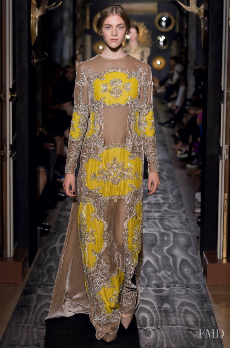 Hedvig Palm featured in  the Valentino Couture fashion show for Autumn/Winter 2013