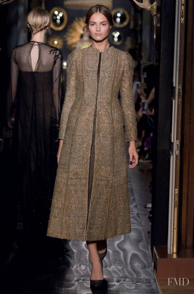 Agne Konciute featured in  the Valentino Couture fashion show for Autumn/Winter 2013