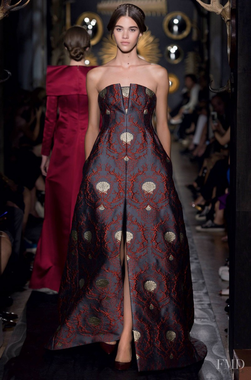 Pauline Hoarau featured in  the Valentino Couture fashion show for Autumn/Winter 2013