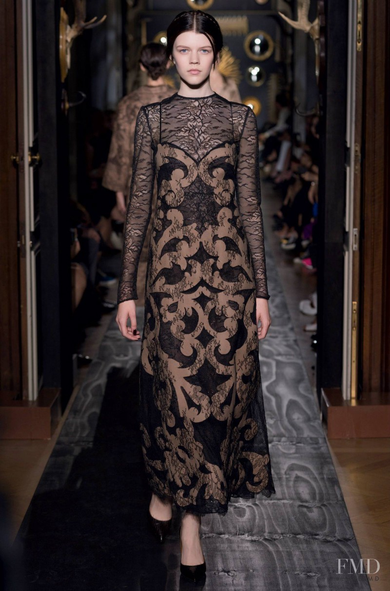 Antonia Wesseloh featured in  the Valentino Couture fashion show for Autumn/Winter 2013