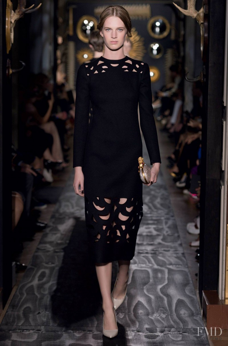 Ashleigh Good featured in  the Valentino Couture fashion show for Autumn/Winter 2013