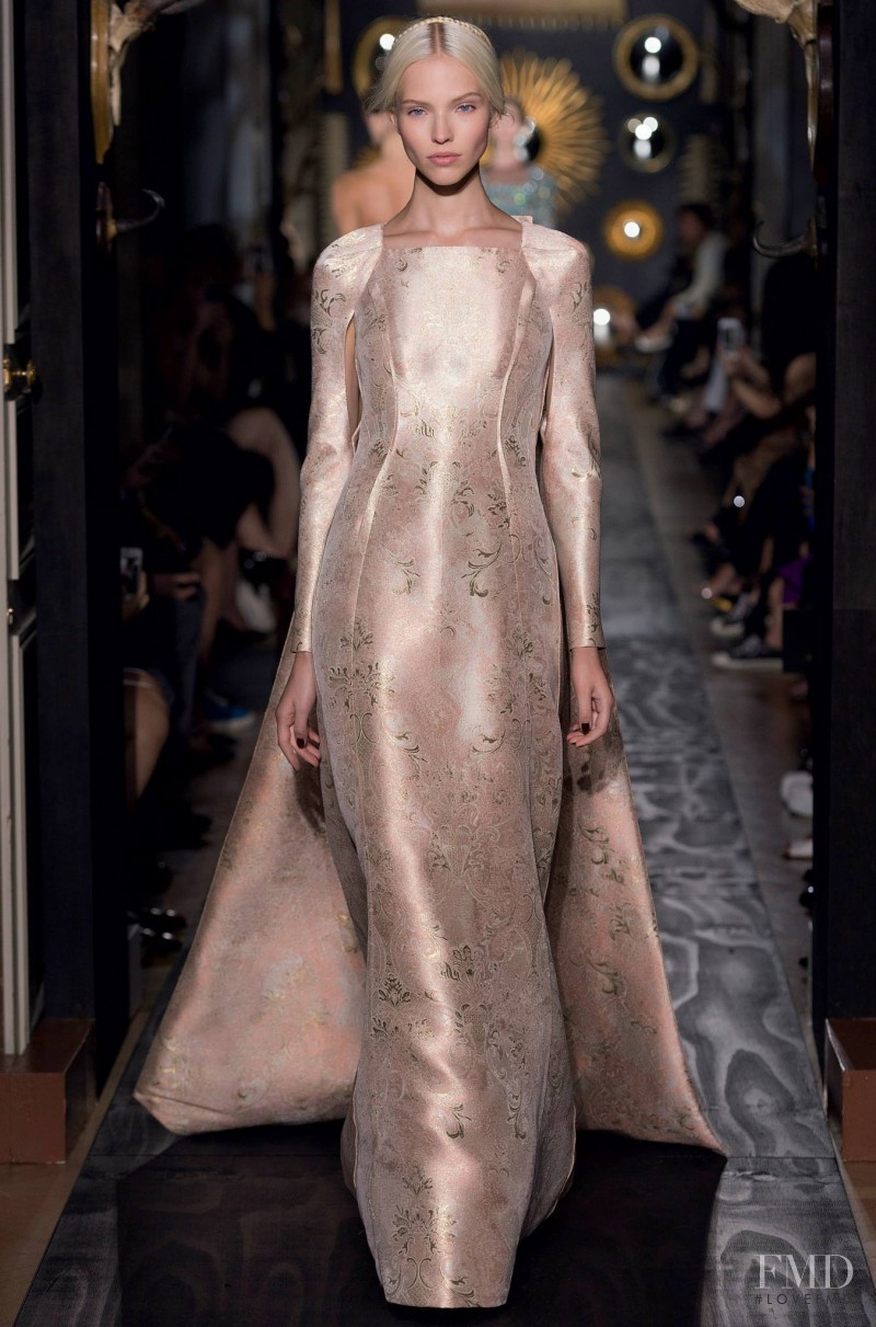 Sasha Luss featured in  the Valentino Couture fashion show for Autumn/Winter 2013
