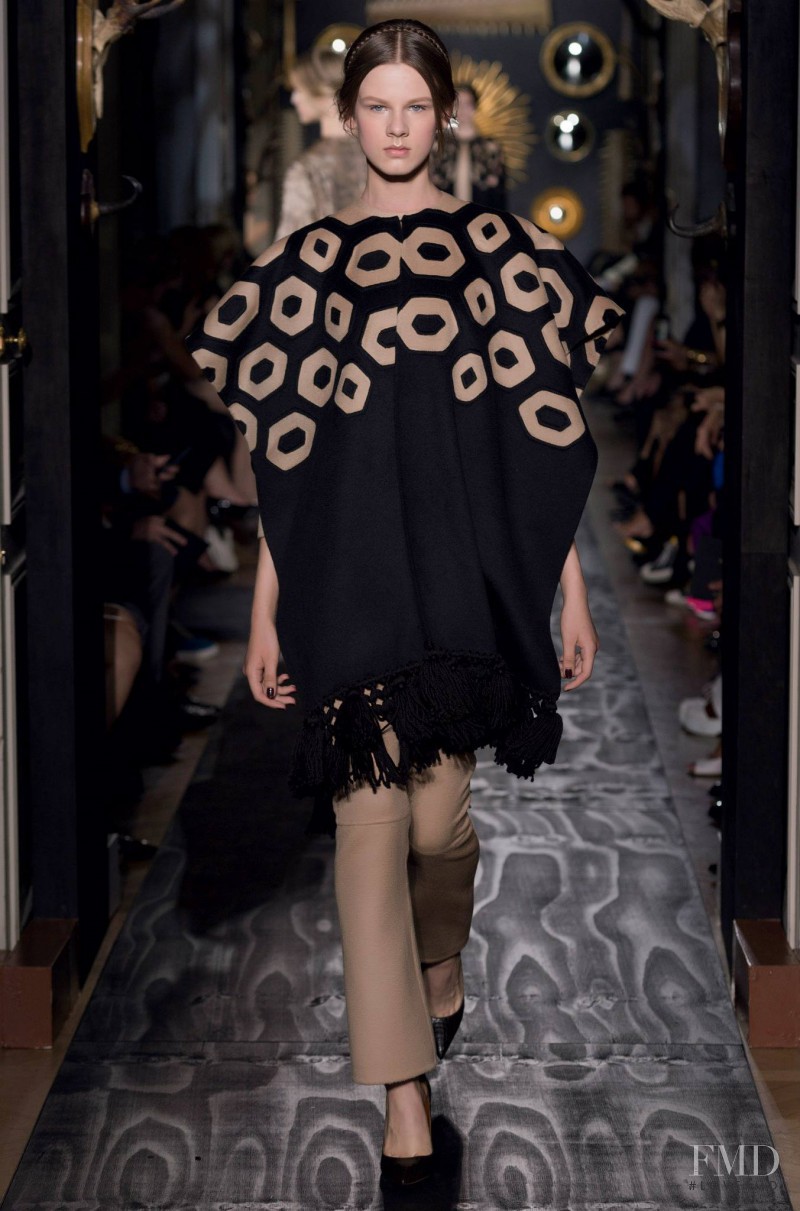 Joanna Tatarka featured in  the Valentino Couture fashion show for Autumn/Winter 2013