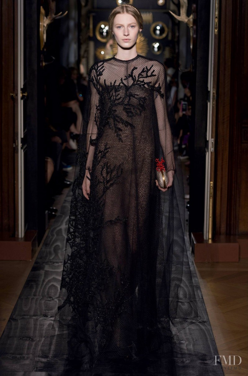 Julia Nobis featured in  the Valentino Couture fashion show for Autumn/Winter 2013