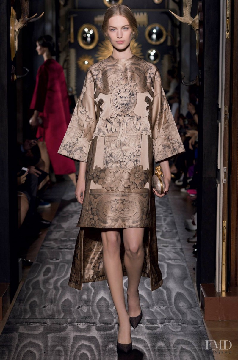 Vanessa Axente featured in  the Valentino Couture fashion show for Autumn/Winter 2013