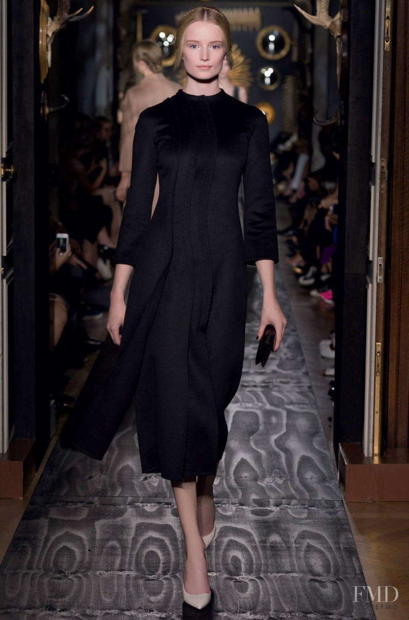 Maud Welzen featured in  the Valentino Couture fashion show for Autumn/Winter 2013