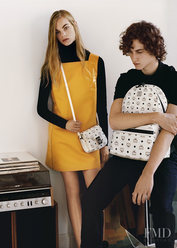 Estella Boersma featured in  the MCM advertisement for Spring/Summer 2016