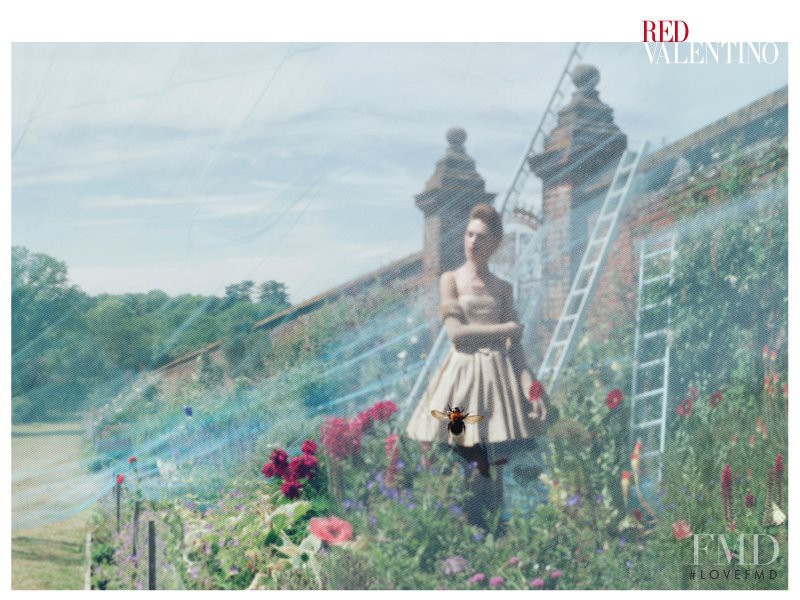 Daga Ziober featured in  the RED Valentino advertisement for Autumn/Winter 2011