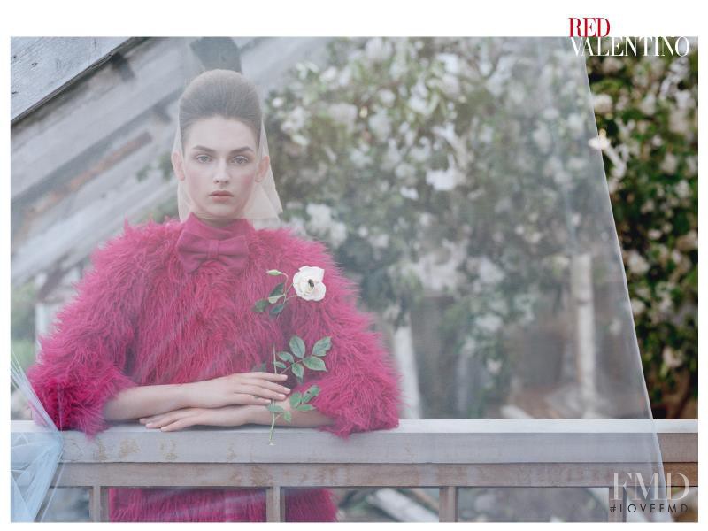 Daga Ziober featured in  the RED Valentino advertisement for Autumn/Winter 2011