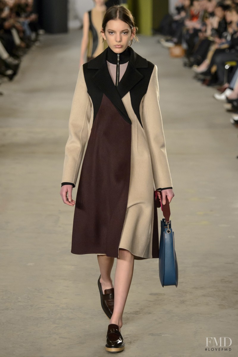 Caroline Reagan featured in  the Boss by Hugo Boss fashion show for Autumn/Winter 2016