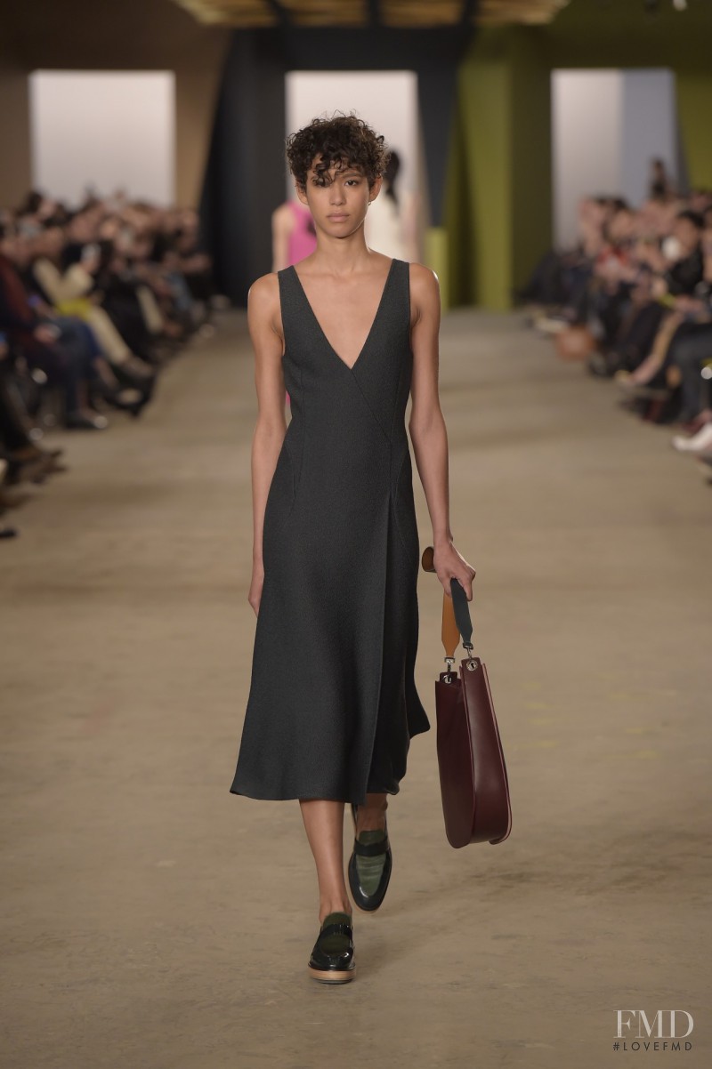 Janiece Dilone featured in  the Boss by Hugo Boss fashion show for Autumn/Winter 2016