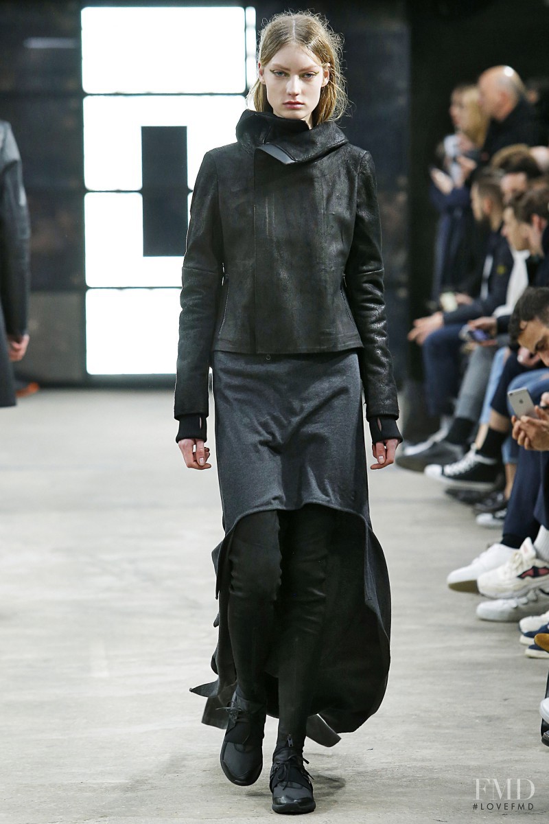 Susanne Knipper featured in  the Y-3 fashion show for Autumn/Winter 2016