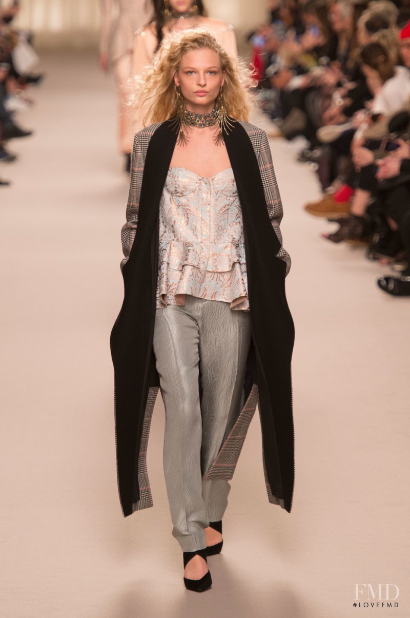 Frederikke Sofie Falbe-Hansen featured in  the Lanvin fashion show for Autumn/Winter 2016