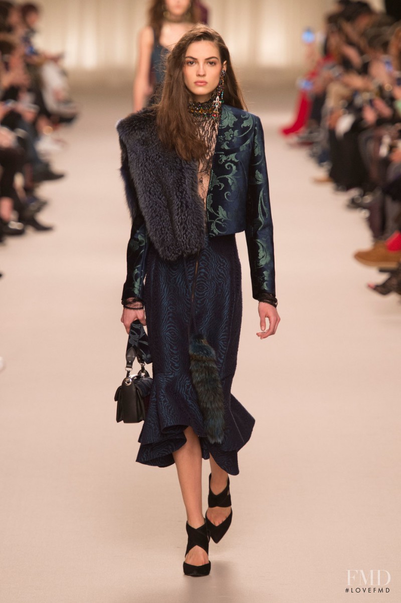 Camille Hurel featured in  the Lanvin fashion show for Autumn/Winter 2016