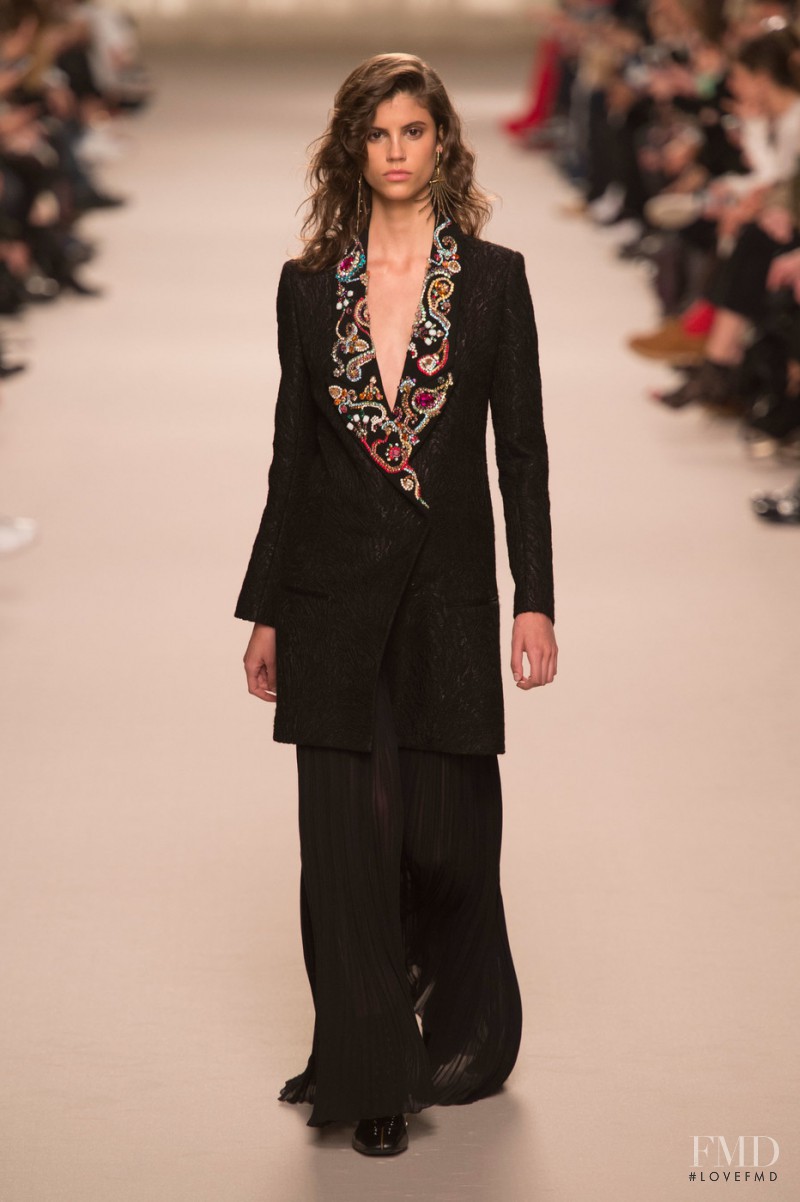 Antonina Petkovic featured in  the Lanvin fashion show for Autumn/Winter 2016