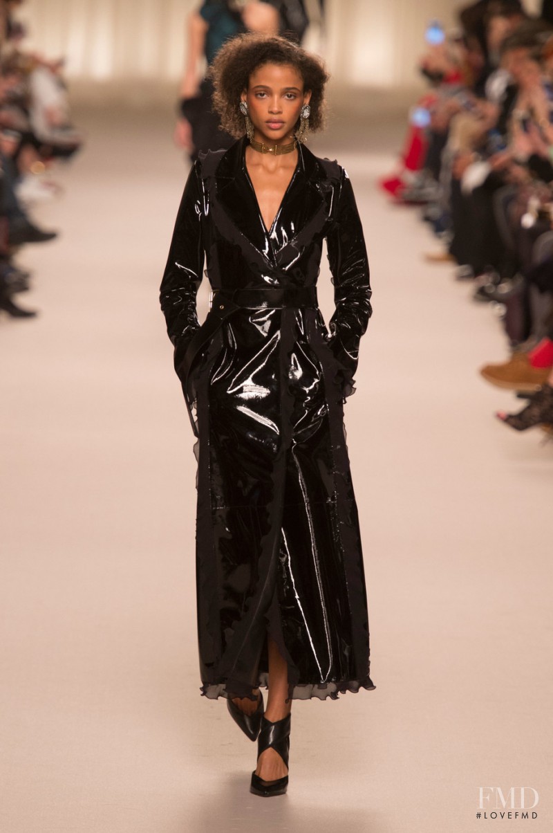 Aya Jones featured in  the Lanvin fashion show for Autumn/Winter 2016