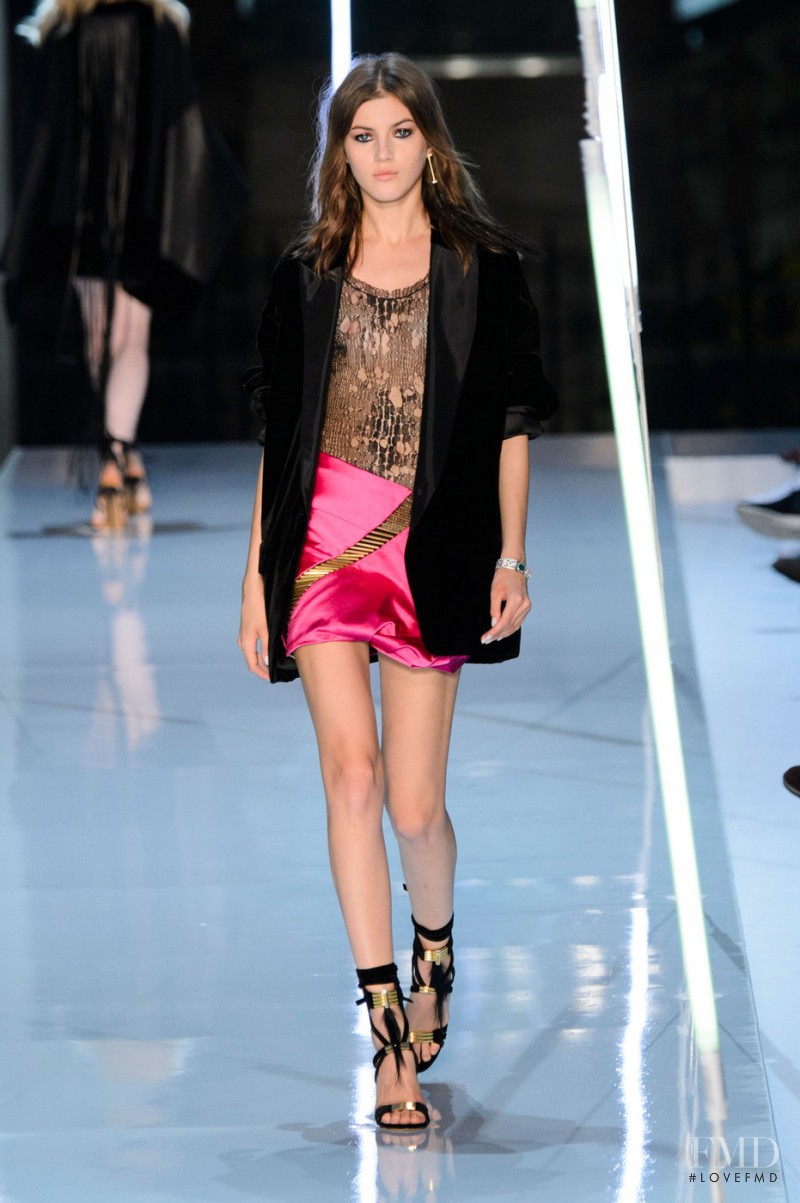 Valery Kaufman featured in  the Alexandre Vauthier fashion show for Autumn/Winter 2015