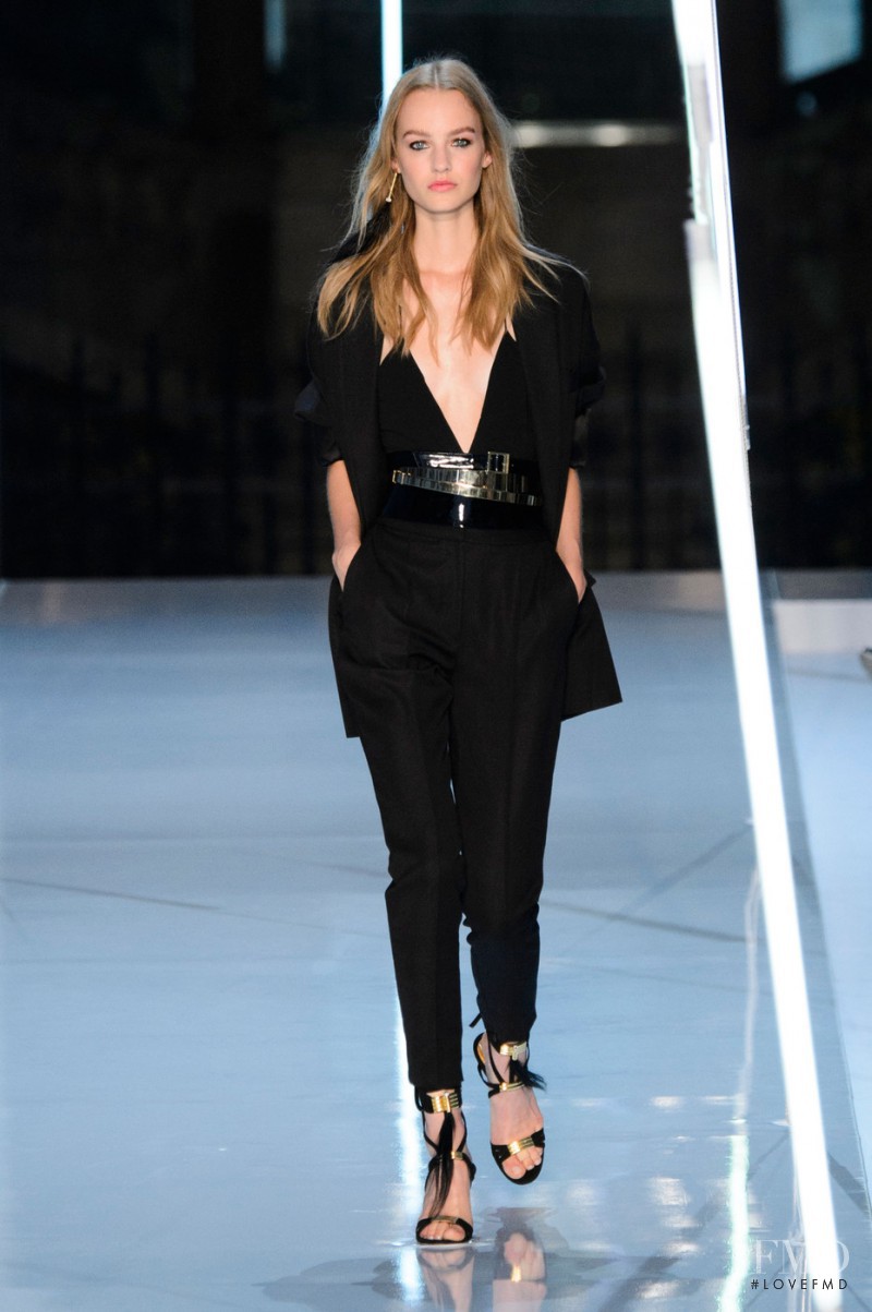 Maartje Verhoef featured in  the Alexandre Vauthier fashion show for Autumn/Winter 2015