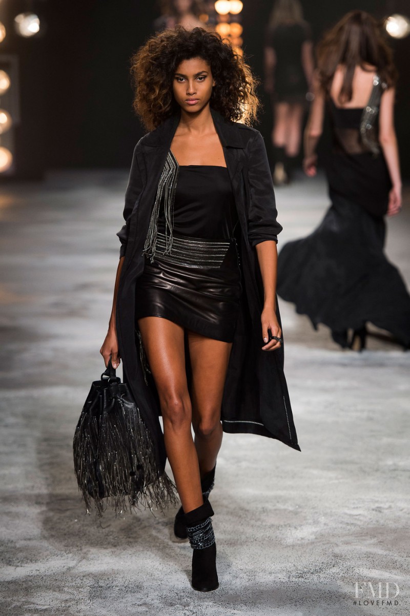 Imaan Hammam featured in  the Redemption fashion show for Spring/Summer 2016